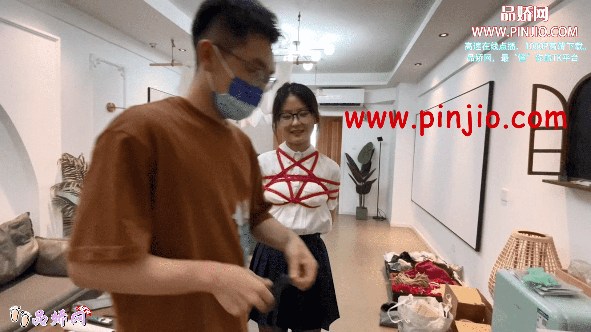 YZ_1108新模小雅，前来报到~侧颜+学霸美女，全身捆绑tk黑丝脚