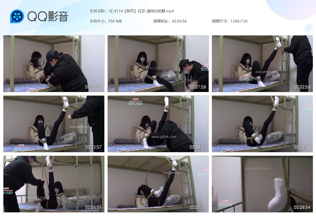 YZ_4114【新月】红豆-清纯白袜脚