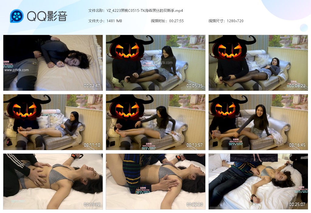 YZ_4223黑桃C0515-TK身着黑丝的贝斯手