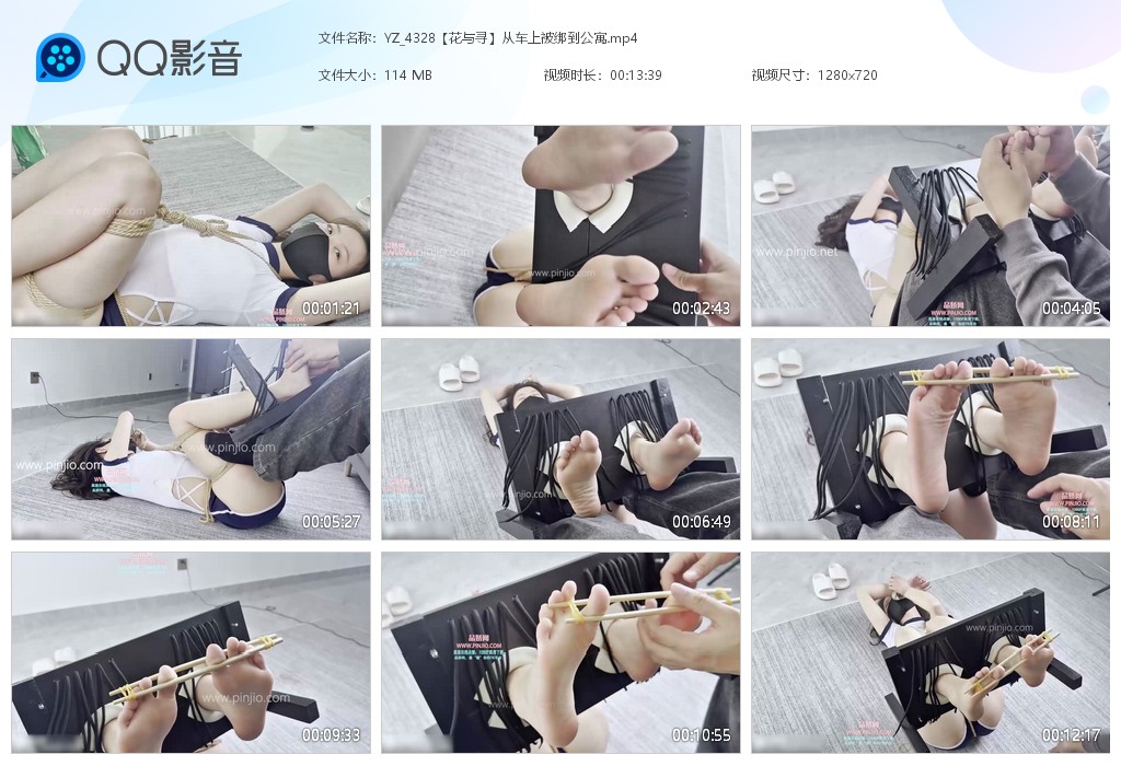 YZ_4328【花与寻】从车上被绑到公寓