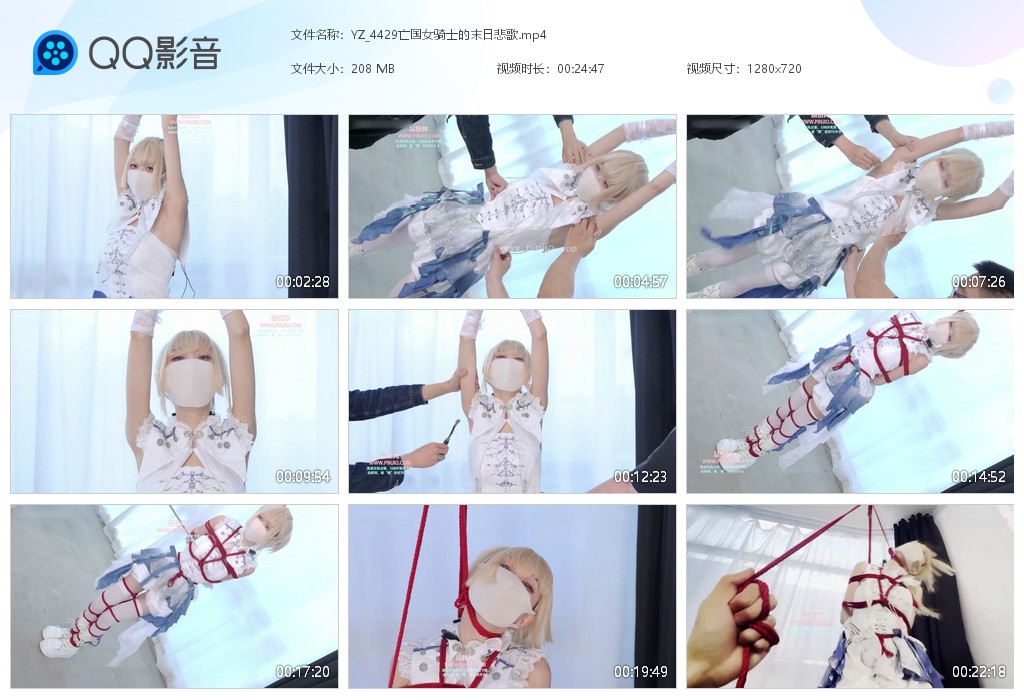 YZ_4429亡国女骑士的末日悲歌