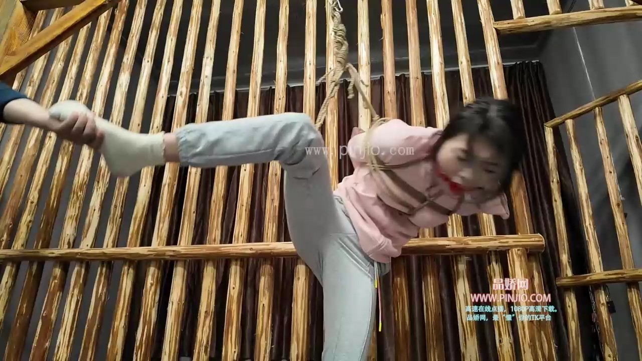 YZ_4506《小夏瑜伽服绑架贩卖》吊起来疯狂挣扎无用被鞭打TK